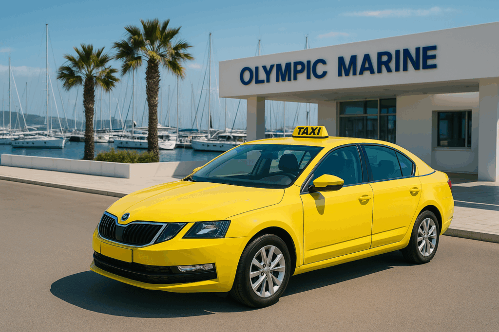 Taxi Μαρίνα Λαυρίου προς Αεροδρόμιο